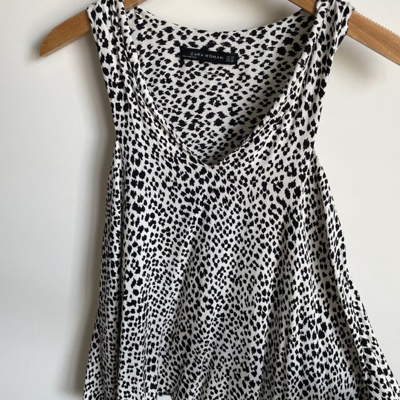 Zara zebra print top Size XS - Picture 3 of 4